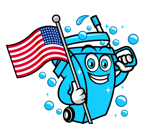 Clean Trash Cans